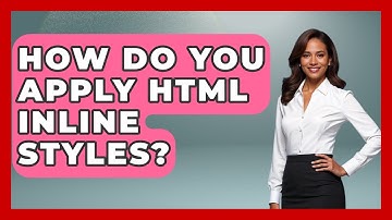 How Do You Apply HTML Inline Styles? - Simple HTML Studio