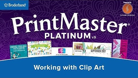 Working with Clip Art in PrintMaster 8