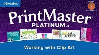 Working with Clip Art in PrintMaster 8