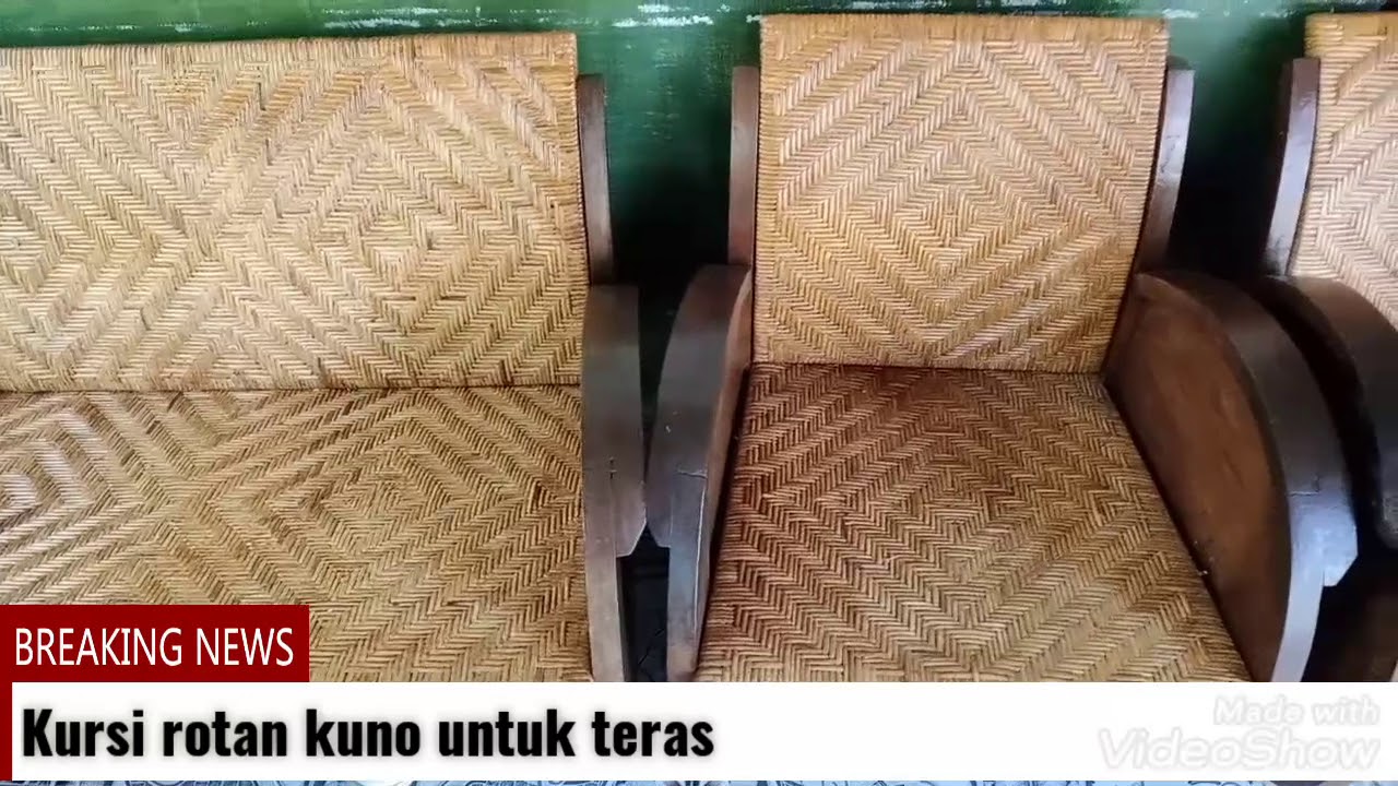  KURSI  ROTAN  KUNO UNTUK  TERAS  YouTube