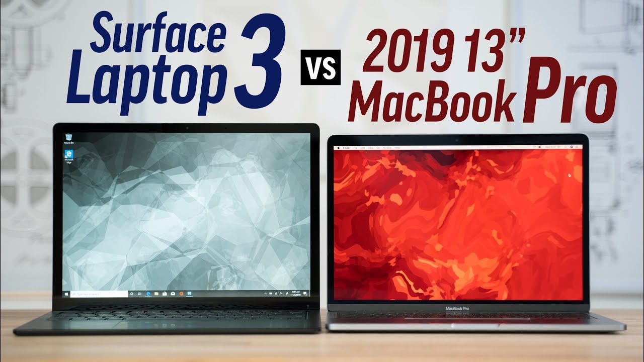 Surface Laptop 3 vs 13" MacBook Pro - Full Comparison ...