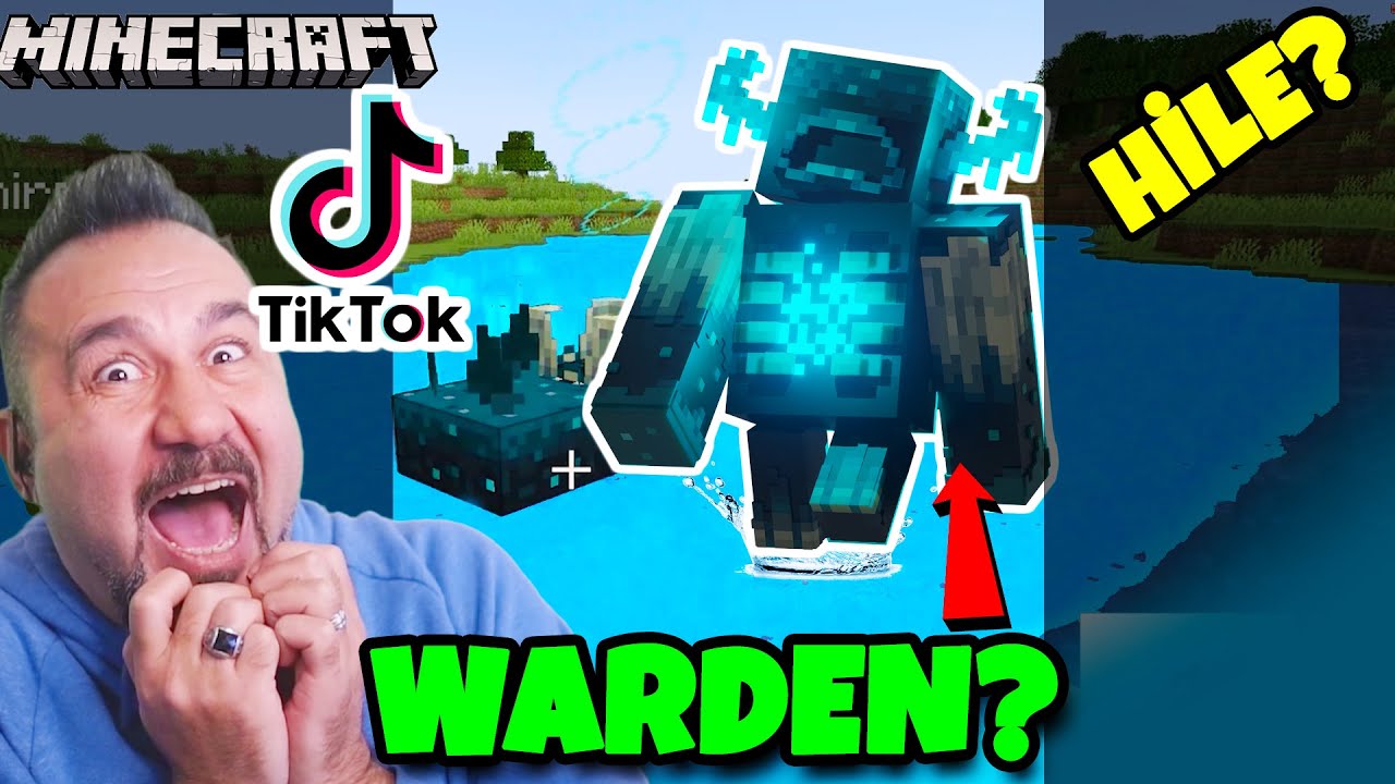 MİNECRAFT VİRAL TİKTOK  HİLELERİNİ DENİYORUZ ! WARDEN SU ALTINDA HİLE Mİ? | MINECRAFT OYNUYORUZ