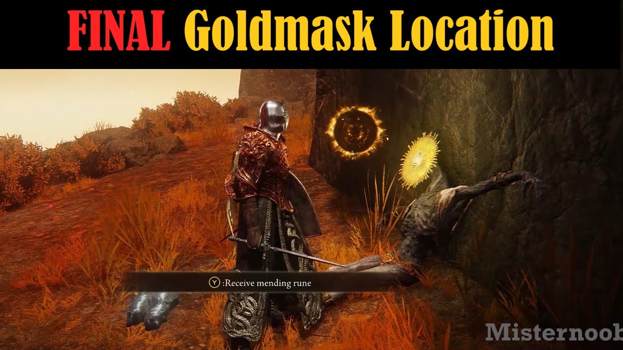 Gold mask location after Crumbling Farum Azula Elden Ring YouTube
