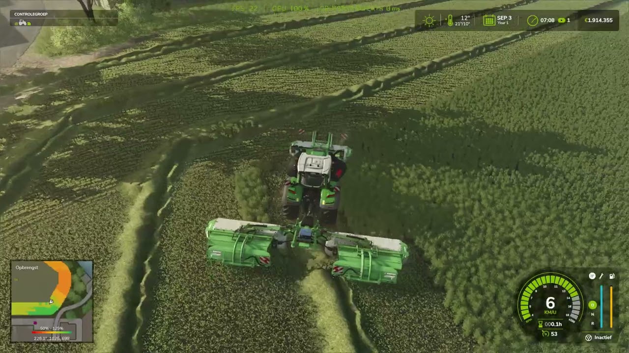 Gras oogsten en indekken voor later # 2