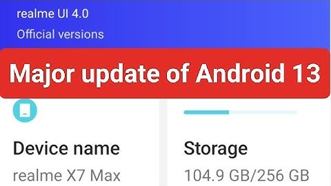 Android 13 update on Realme x7 max Device |CPU Stress test after realme ui 4 update on realme x7 max