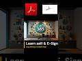 Easily Sign & Request E-Signatures✍️ in Under a Minute with Adobe 😎🚀#adobe #pdf #shorts #short #ai