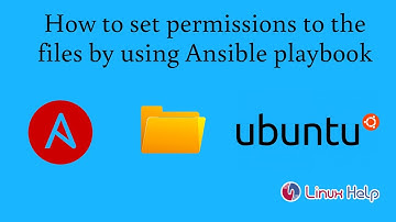 How to set permissions to the files by using Ansible playbook