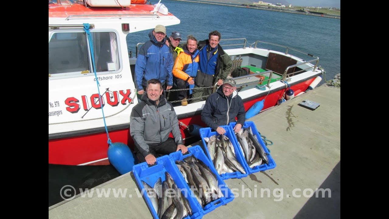 Sea Angling Trip in April - Valentia Island, County Kerry - YouTube