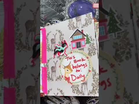 December Journal - Full video on my channel! 🎄🎄🎄 #artjournal #journal #junkjournal