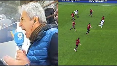 Así narró Manolo Lama la polémica jugada del posible fuera de juego de Mbappé frente a España