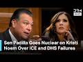 “Resign or Be Fired” – Sen Padilla Goes Nuclear on Kristi Noem Over ICE and DHS Failures | AC1N