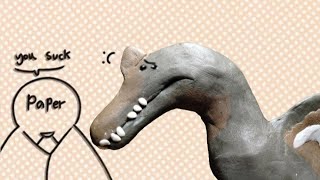 Spinosaurus with Gang-Plank Galleon music (Clay Stop Motion)