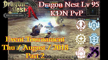 Dragon Nest Korea PvP KOF lvl 95 | Moonlord, Crusader, Guardian, Gear Master, Defensio, Black Mara