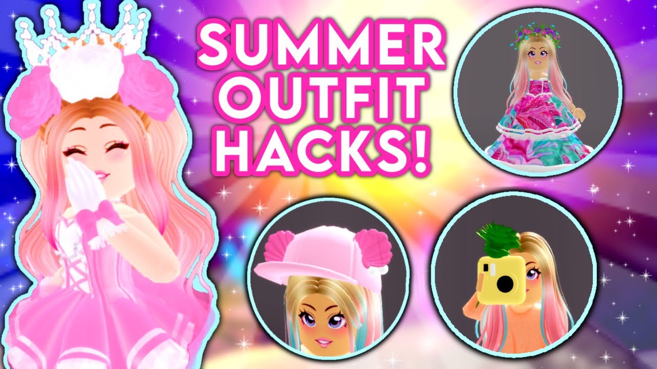 *CUTE* ROYALE HIGH SUMMER OUTFIT HACKS! ROYALE HIGH SUMMER UPDATE 2021