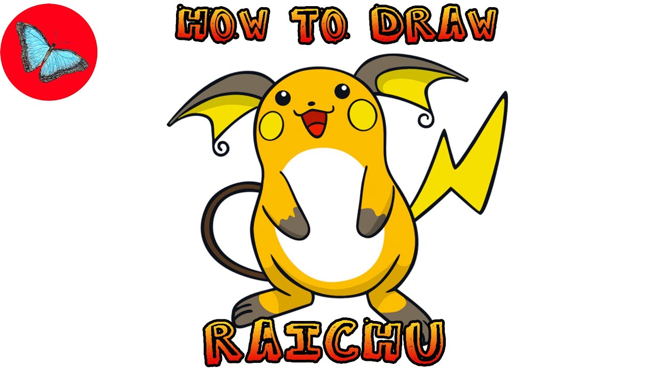 Cómo dibujar a RAICHU (Pokémon GO)  How to draw Raichu (Pokemon Go) 