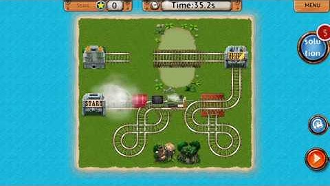 RAIL MAZE 2 - Train your Brain! Solve train puzzles