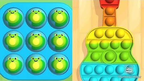 Pop it fidget 3D Gameplay !Very relaxing and satisfying All Levels Gameplay walkthrough,Android ,iOS