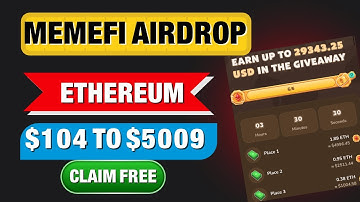 🔥Urgent ! Claim $104 to $5000 Ethereum in Memefi Telegram Mining bot