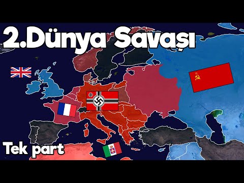 II. Dünya Savaşı - Animasyonlu Haritalı Anlatım - Tek Part