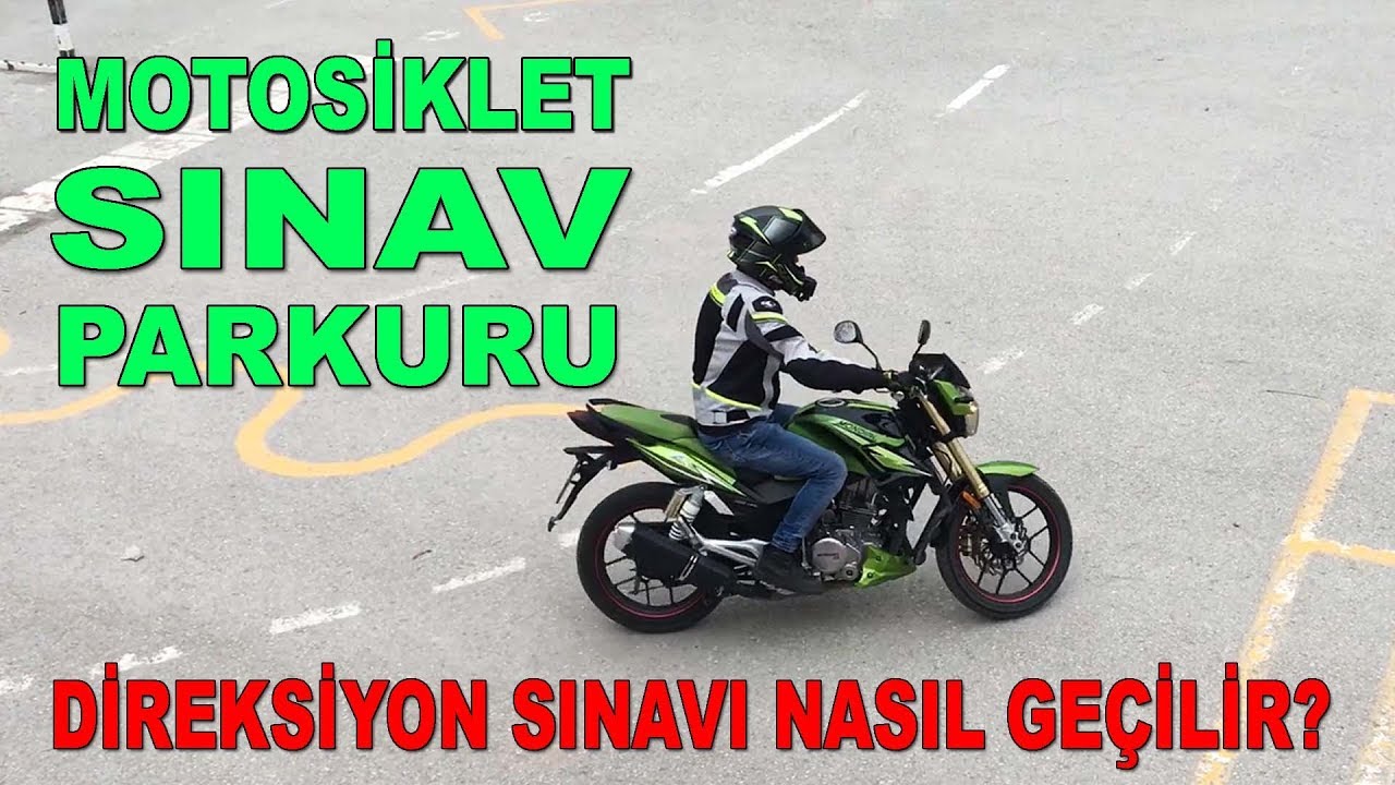 MOTOSİKLET EHLİYETİ DİREKSİYON SINAVI İLE İLGİLİ ÖNEMİ DETAYLAR