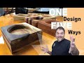 CNC Woodworking Candle Holders, FIVE TIMES, out of FIVE types of Wood (on Carvey CNC Router)