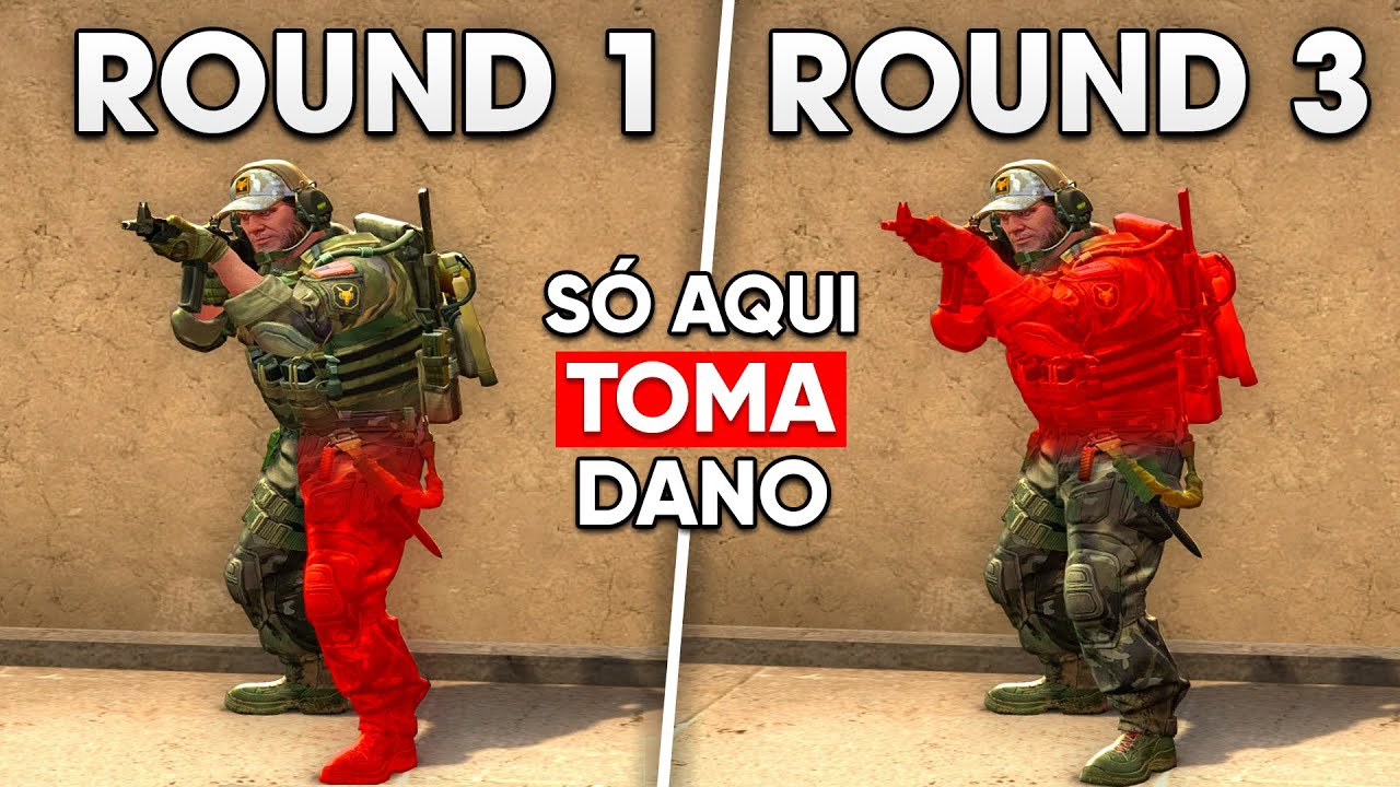 A cada ROUND o HITBOX MUDA aleatóriamente no CS:GO