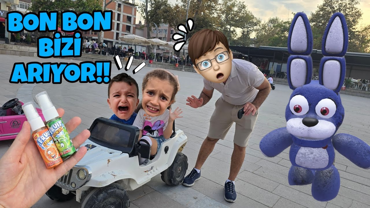BON BON POYRAZ ELİFİ SAHİLDE BULDU SPRAY ŞEKERİ İSTİYOR!!!
