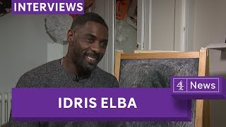 Idris Elba on adult illiteracy, having immigrant parents and being a self taught actor