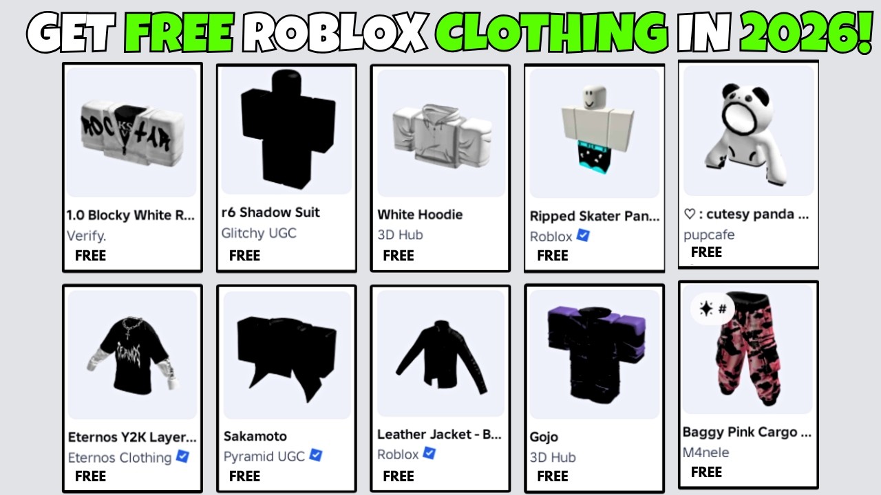 OMG 15 FREE ROBLOX CLOTHING TO GET IN FEBRUARY 2026 ROBLOX YouTube 