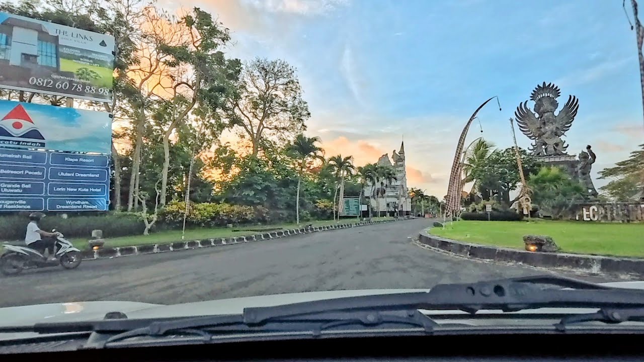 10 минут езды от главной дороги до пляжа Дримленд — Bali Travel Vlog