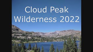 Cloud Peak Wilderness 2022