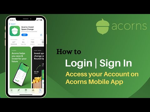 How to Login to Acorns Account | Sign In - Acorns App