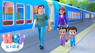 Train Song! | Vehicle Song | HeyKids Nursery Rhymes | Learn about Trains screenshot 2