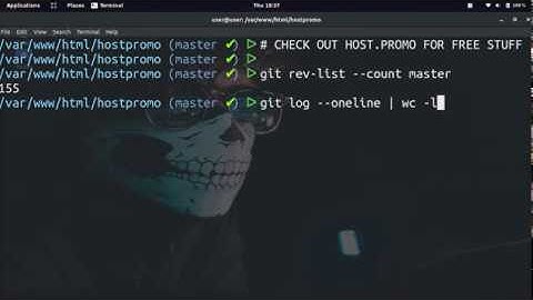 🐧 HOW TO GET THE TOTAL NUMBER OF COMMITS IN GIT 🐧