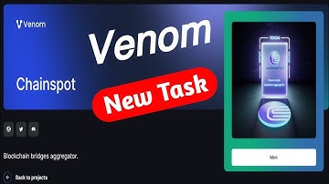 Venom Testnet New Task | Chainspot Bridge
