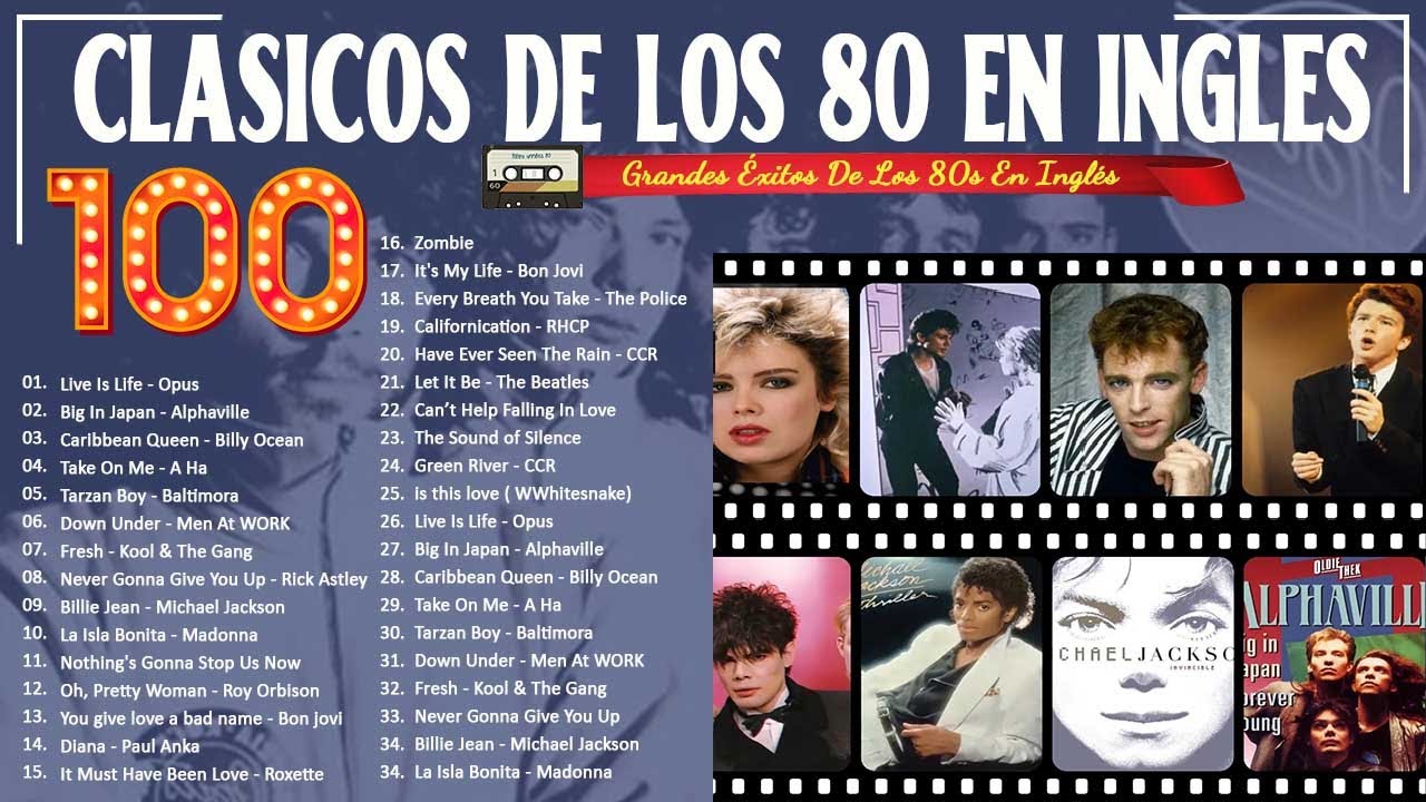 Música De Los 80 Y 90 En Inglés: Mix De Éxitos Clásicos Y Canciones De Los  Años Ochenta Y Noventa - Compilation by Various Artists