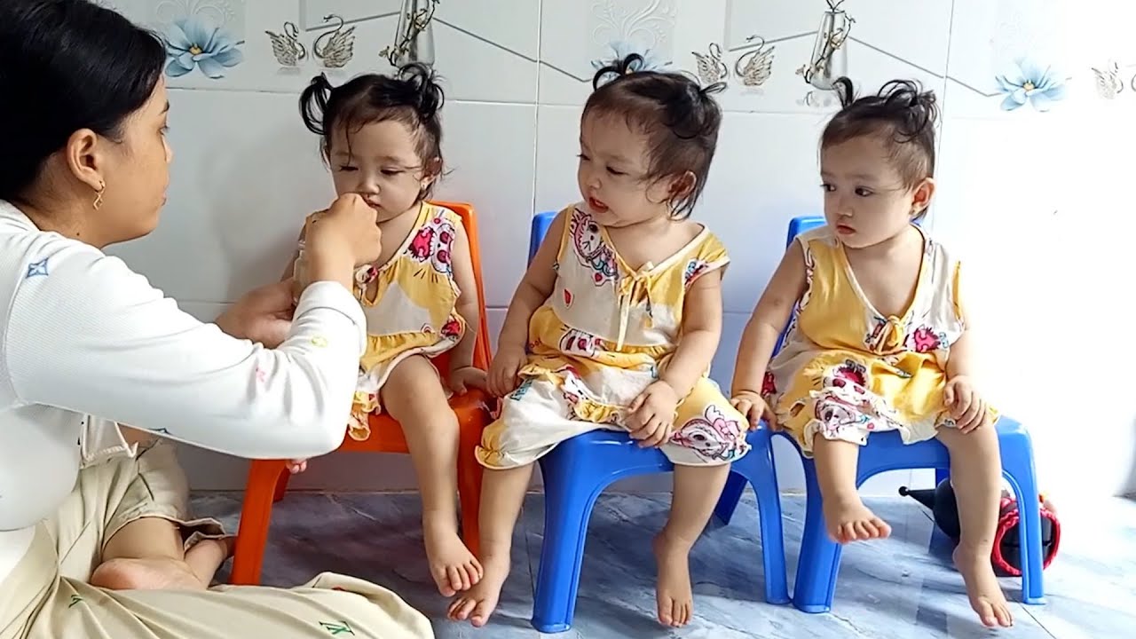 Mẹ Yến Nhi cùng các con háo hức nhận thùng quà đến từ thành phố | BA NÀNG TIÊN