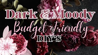 Dark & Moody DIYs with Budget Friendly Items