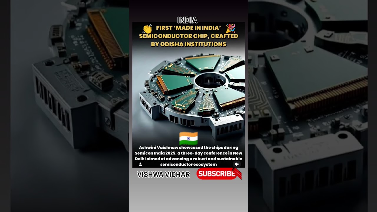 First Made in India Semiconductor Chip | Technology Demo & SEO | India Tech 2025