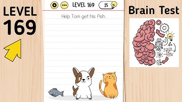 Brain Test Level 169 Help Tom Get His Fish.