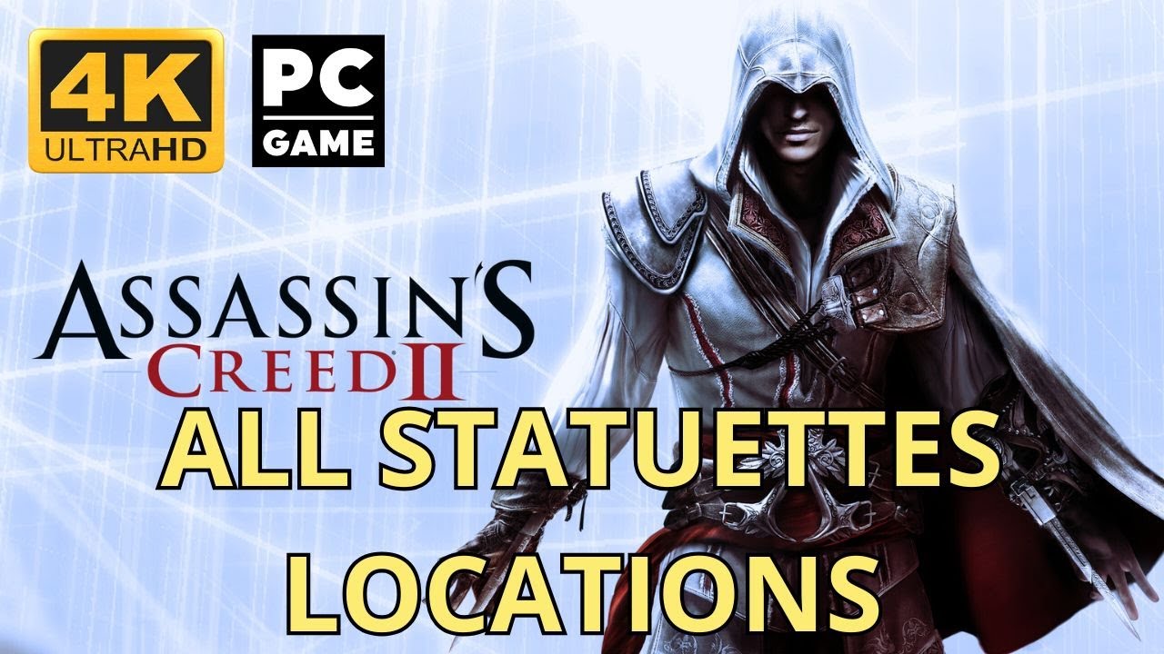 Assassin’s Creed 2 (PC) All Monteriggioni Statuettes Locations | No Commentary【4K60ᶠᵖˢ UHD】