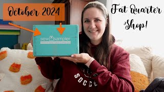 🎃 October 2024 SEW SAMPLER Unboxing | Fat Quarter Shop Subscription Box