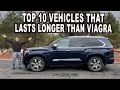 Top 10 Longest Lasting Vehicles On The Road Today