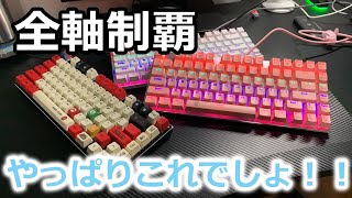 【完全保存版】E元素全軸制覇記念！キースイッチタイピング比較レビュー！どの軸がおすすめか！格安ゲーミングキーボードの最強！！