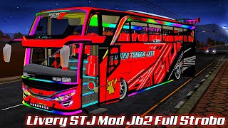 LIVERY BUSSID STJ MOD BUS JB2 FULL STROBO