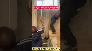 Illegal disconnection gone wrong🤣🤣🤣