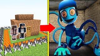 Daddy Long Legs Tấn Công Nhà Được Bảo Vệ Bởi bqThanh và Ốc Trong Minecraft