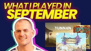 12 Board Games I Played in September 2025 - Monthly Roundup