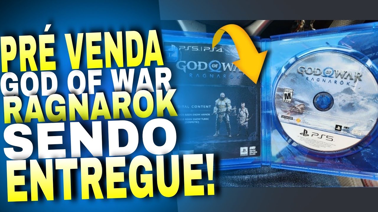 God of War Ragnarok: mídia física já está sendo entregue