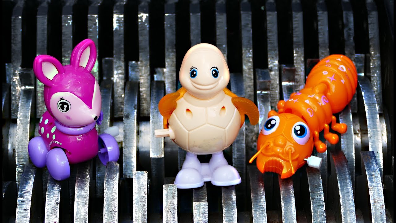 SHREDDING MOVING CATERPILLAR AND OTHER TOYS